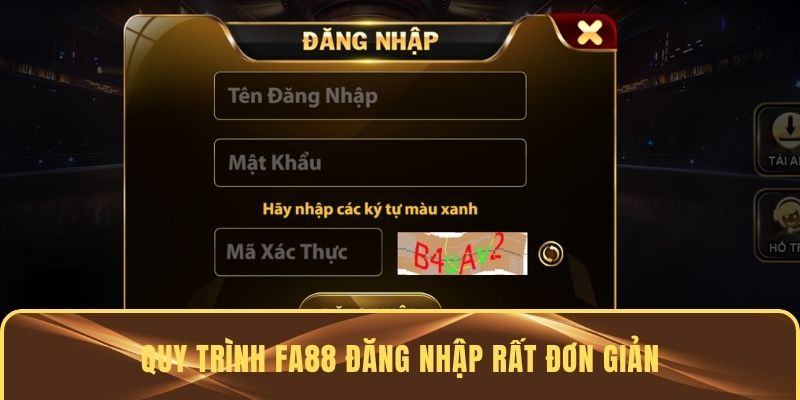 Quy trình FA88 đăng nhập chuẩn chỉnh